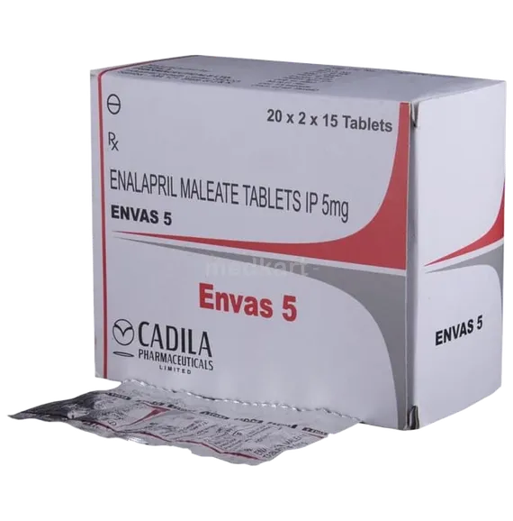 envas 5mg tablet 15's